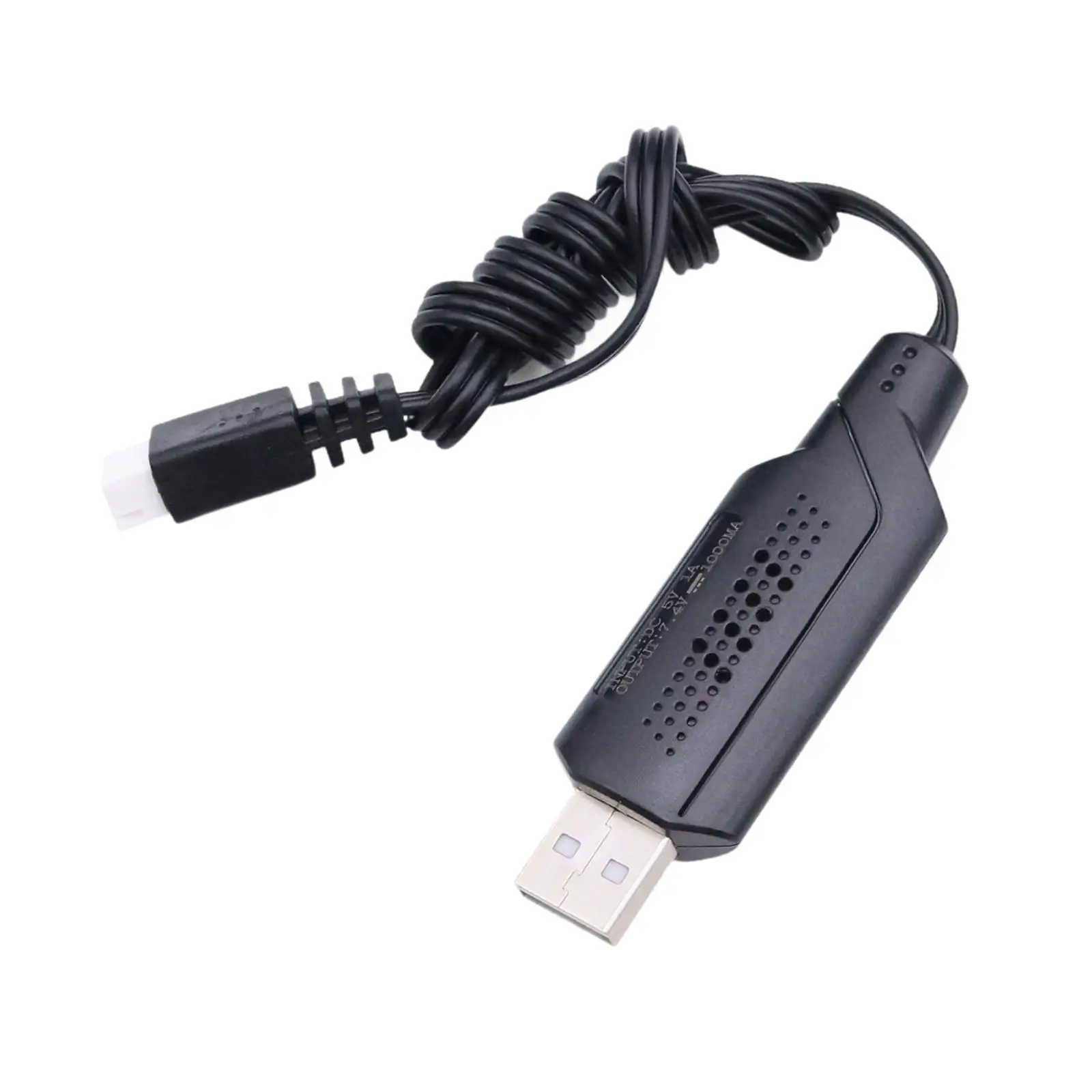 USB Charging Cord XH-3P for RC Vehicle Lipo Battery 45.2cm Cable with LED Indicator Overload Protection