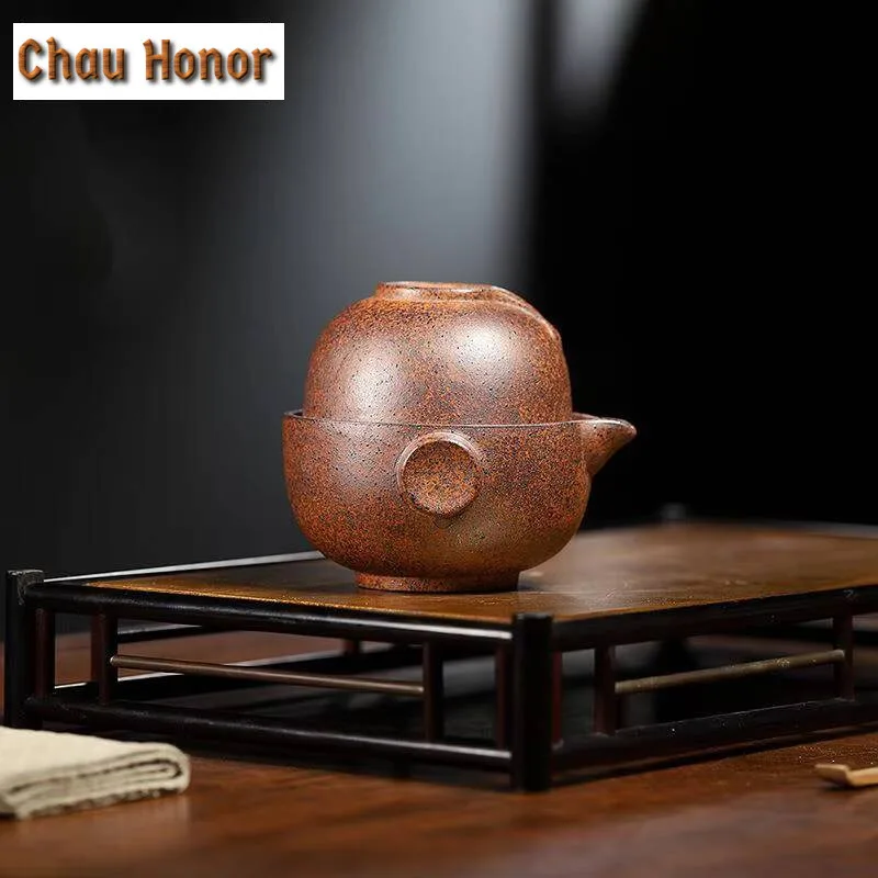 

Handmade Yixing Zisha Gaiwan Japanese Cup Purple Clay Tea Tureen Tea Brewing Cover Bowl Chinese Tea Set Supplies Collection Gift
