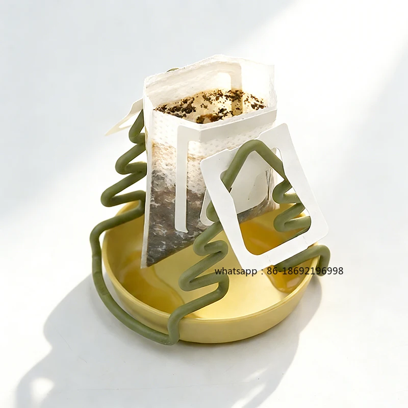 

Подставка для кофейных пакетов с ушками для подвешивания, предотвращает перепроцеживание, обеспечивает более чистый заварочный процесс, более яркие вкусы