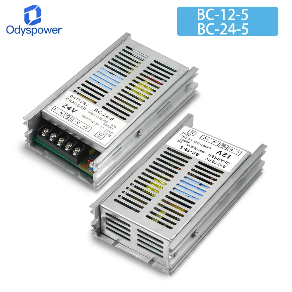 Generator accessories lead-acid battery 24V charger BC245 5A automatic floating charging battery charger BC125 BC-12-5/BC-24-5
