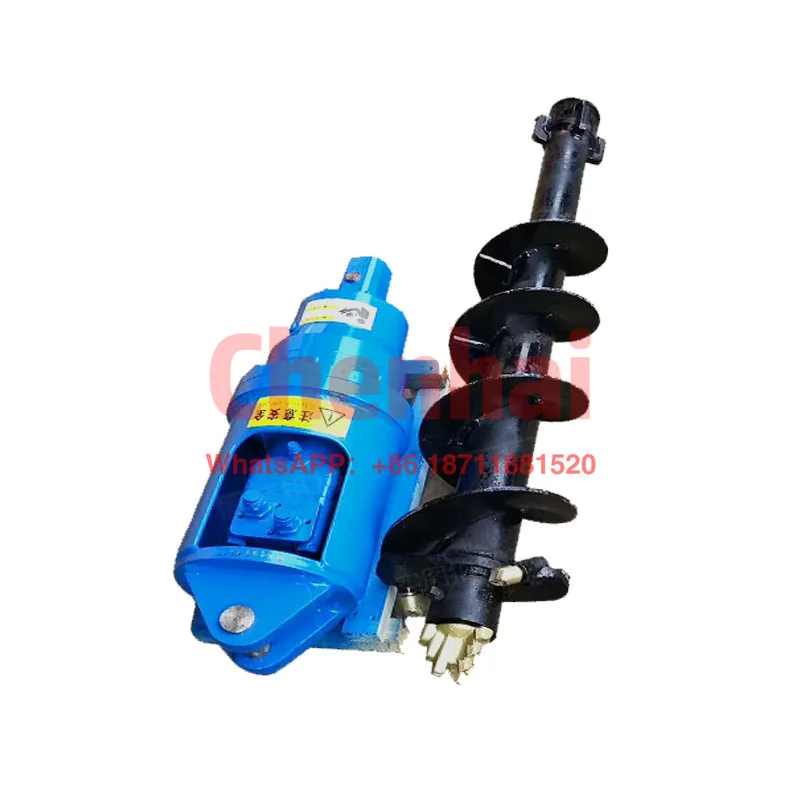 Hydraulic Earth Auger post hole digger hydraulic auger drive with drill for hole drilling