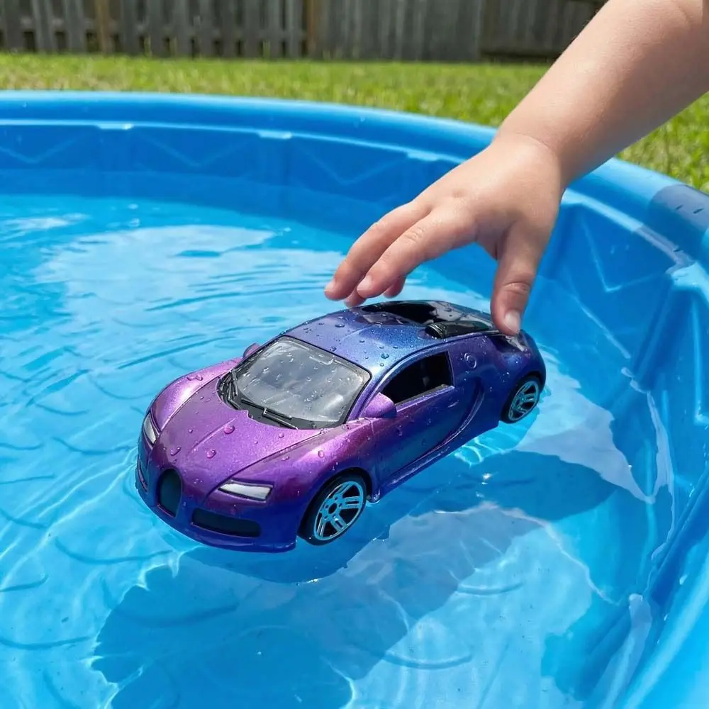 

1:64 Scale Temperature Color Change Alloy Car Inertia Powered Durable Construction Alloy Racing Model Crash-Resistant