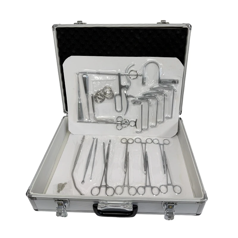 SY-XN13 Endoscopic Sinus Surgery Stainless Steel Tonsillectomy and Adenoidectomy Set  Basic Surgical Instrument