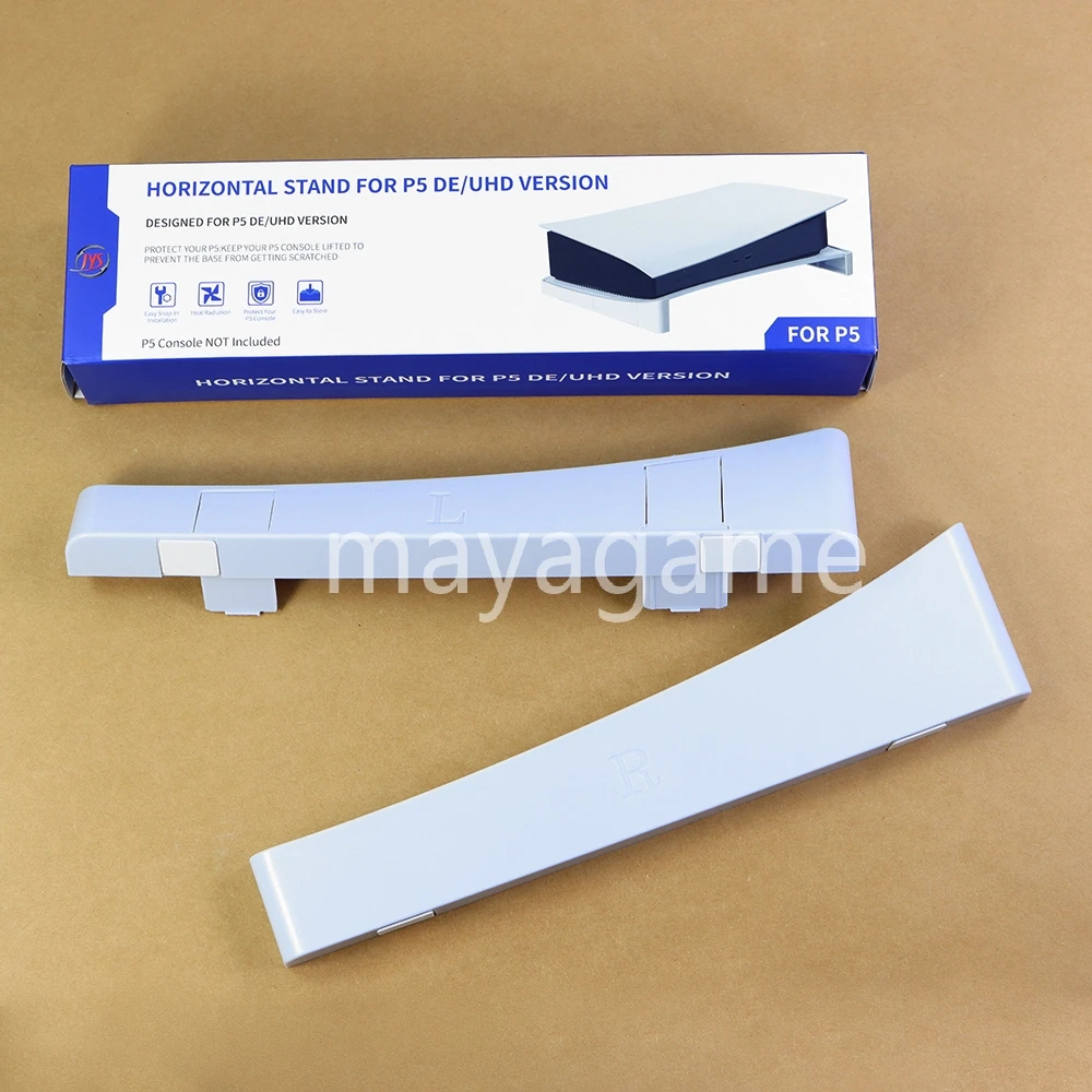 콘솔 거치대 수평 브래킷 베이스 스탠드 디스크 및 디지털 에디션 액세서리, 플레이스테이션 5 PS5, 8 세트