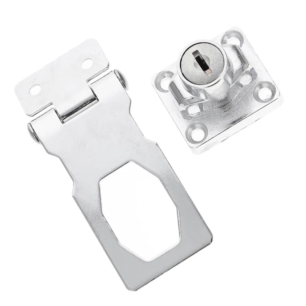 1Set Professional Glass Exhibit Lock for Showcase Cabinet Heavy Duty Security Door Lock for Retail Store Wine Cabinet Home