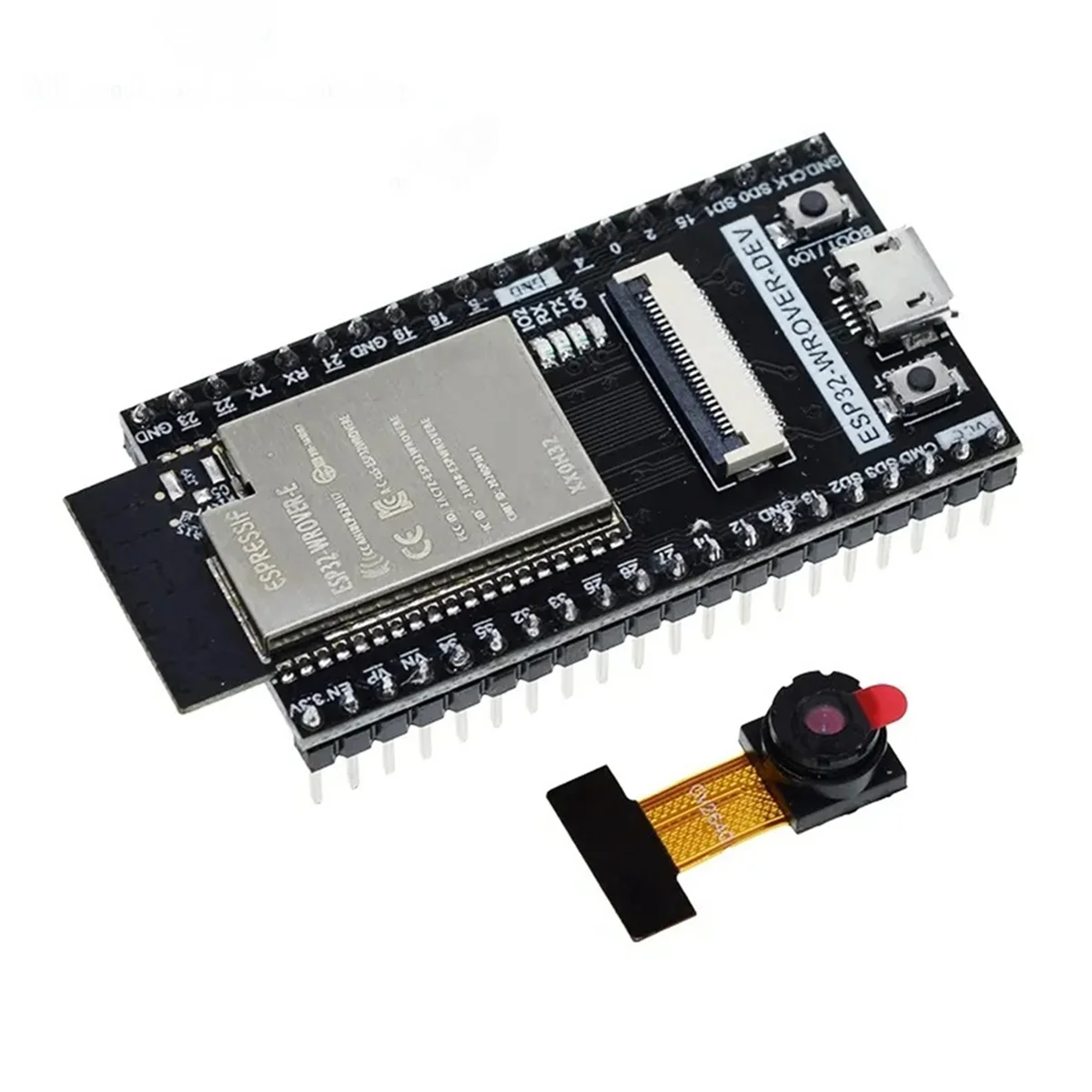 

ESP32 CAM Development Board ESP32-WROVER-DEV CH340C Wifi Module With OV2640 Camera ESP32-CAM ESP32-WROVER,Weld