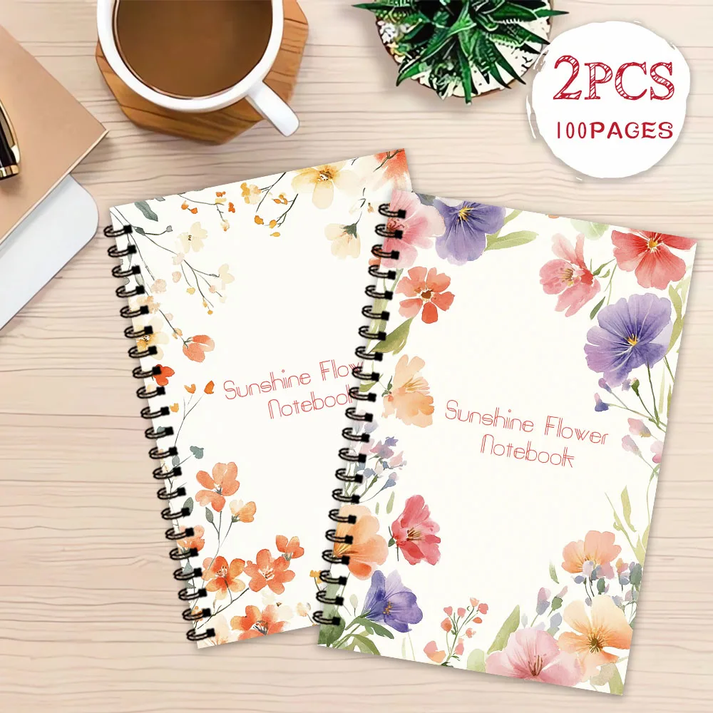 caderno-de-flores-2-pecas-diario-paginas-em-branco-presente-ideal-para-anotacoes-inspirador-para-homens-e-mulheres-perfeito-para-estudantes