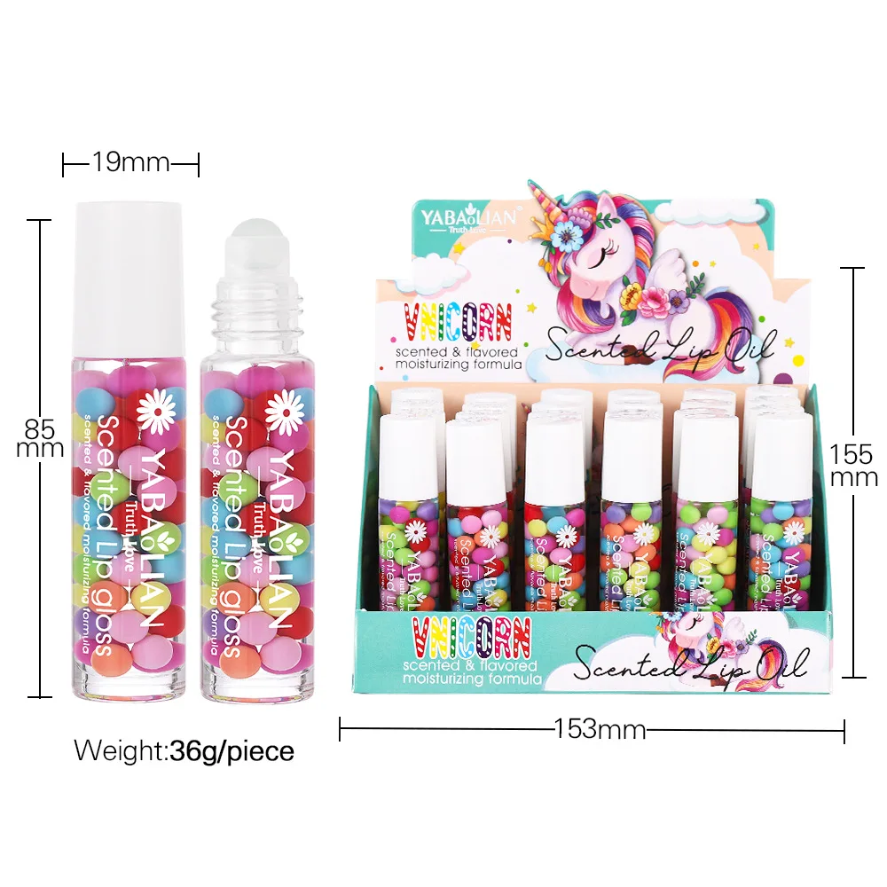 24Pcs Colorful Macaroon Lip Gloss Set Lip Oil Moisturizing Longlasting Lip Oil Women Lips Makeup Wholesale