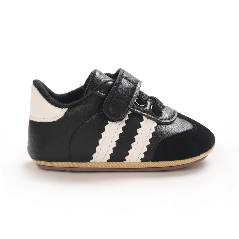 Modische koreanische Version von Herren- und Damen-Sportschuhen, Indoor-Schuhe mit weicher Gummisohle, rutschfest, für Babys von 0-18 Monaten. – Detail 17