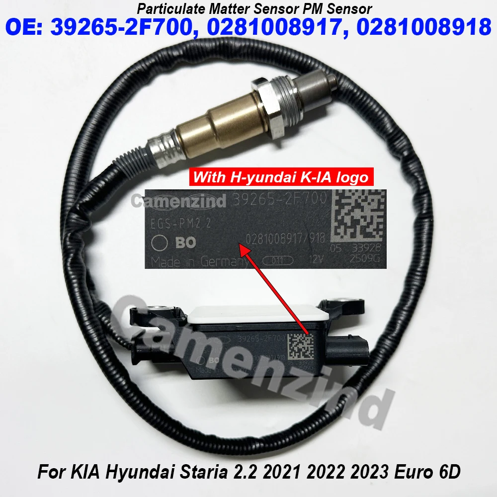 

39265-2F700 392652F700 Датчик частиц PM 0281008917 0281008918 для KIA Hyundai Staria 2.2 2021 2022 2023 Euro 6D