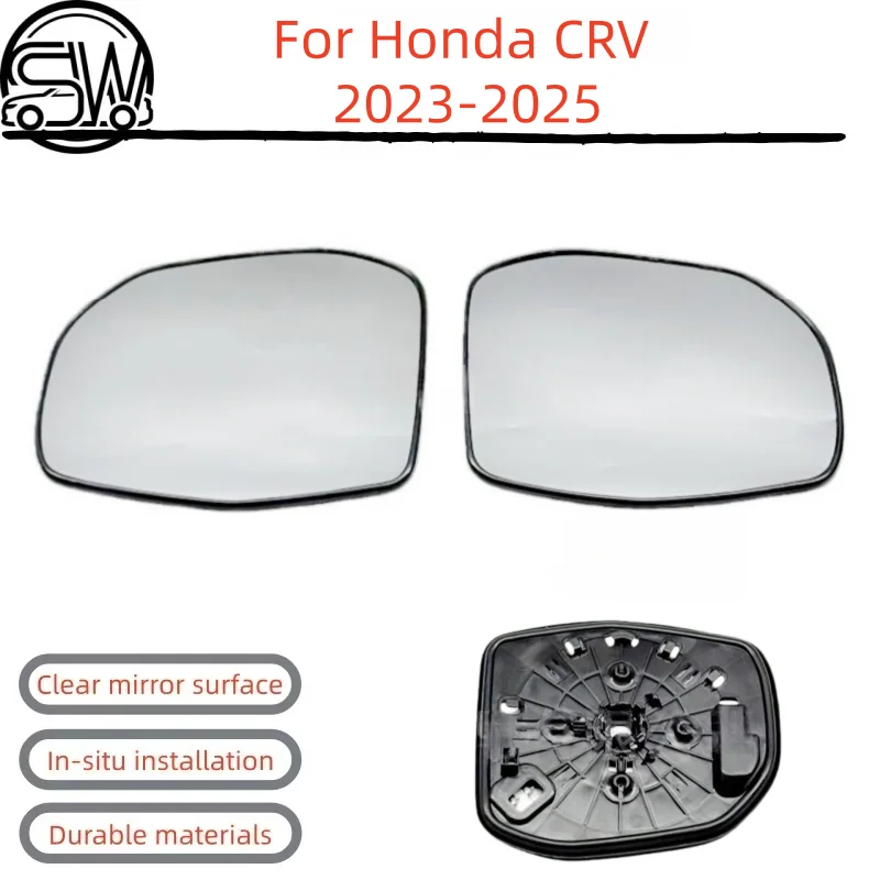 For Honda CRV 2023-2025 models Rearview mirror lenses HRV side-view mirror lenses Anti-glare mirror glass with heating.