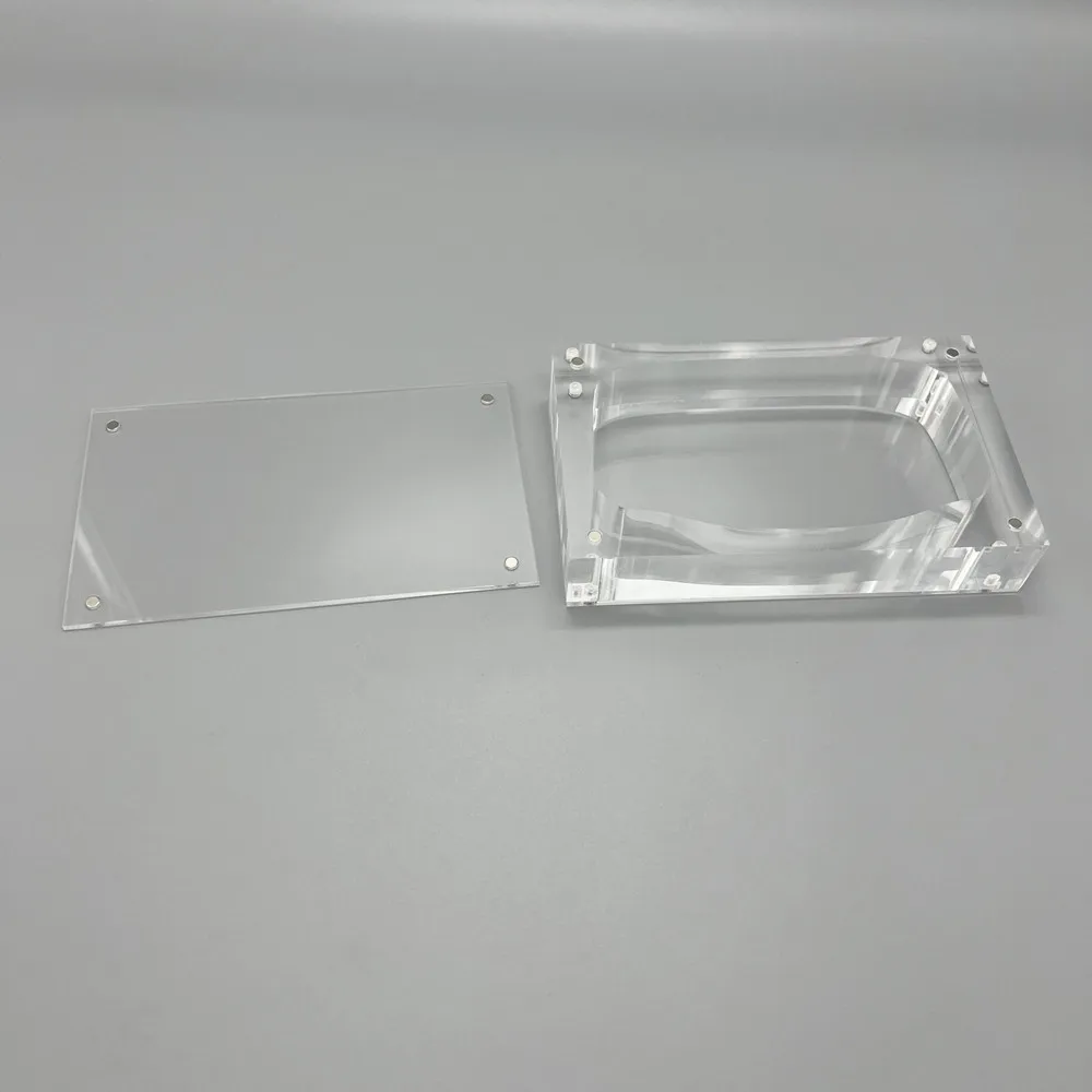 عالية الشفافية الاكريليك المغناطيسي غطاء وحدة التحكم صندوق تخزين ل Gameboy المتقدمة GBA