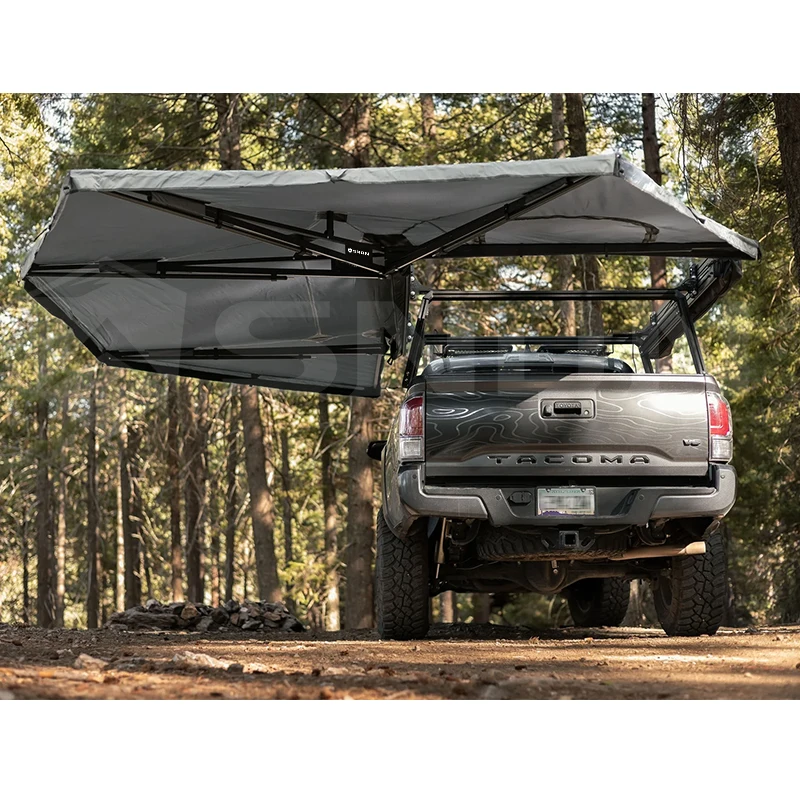 360 Car Awning,2M Wild Land Camping Awning Tent 4x4 Offroad Car Roof Side 270 Degree Awning Free Standing Retractable