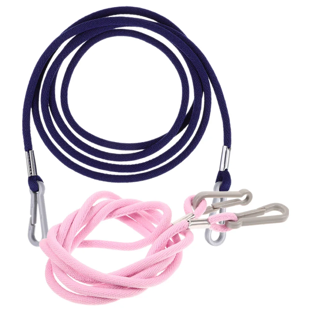 

2pcs Ski Glove Lanyard Kids Mitten Clips Adjustable Leash for Hat Attached Nylon Cinch Gloves Toddler Winter Boy Baby