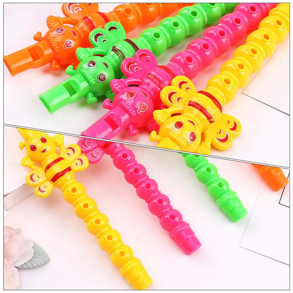 25 個ミニレコーダー 5 穴プラスチックフルート子供のための初心者練習クラリネット楽器フルートおもちゃプラスチッククラリネット