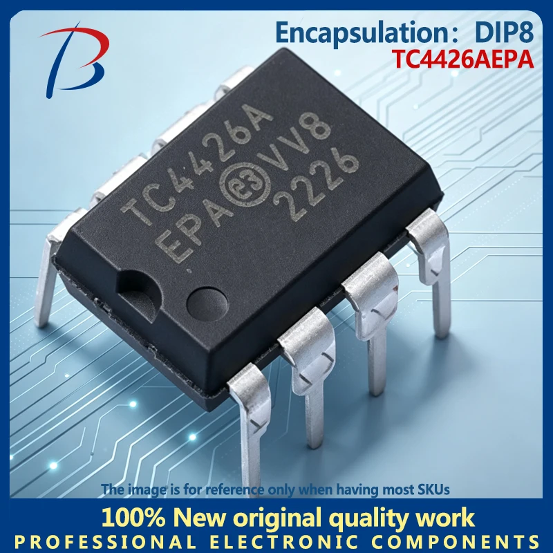 10PCS The in-line TC4426AEPA package DIP8 1.5A dual high-speed power MOS driver chip