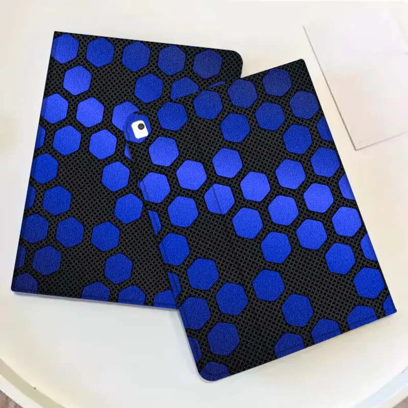Golden Hexagon For iPad Pro Mini Air 1 2 3 4 5 6 7 10 11 th 8 9 gen 11 M4 M5 Foldable Tablet Case Cover