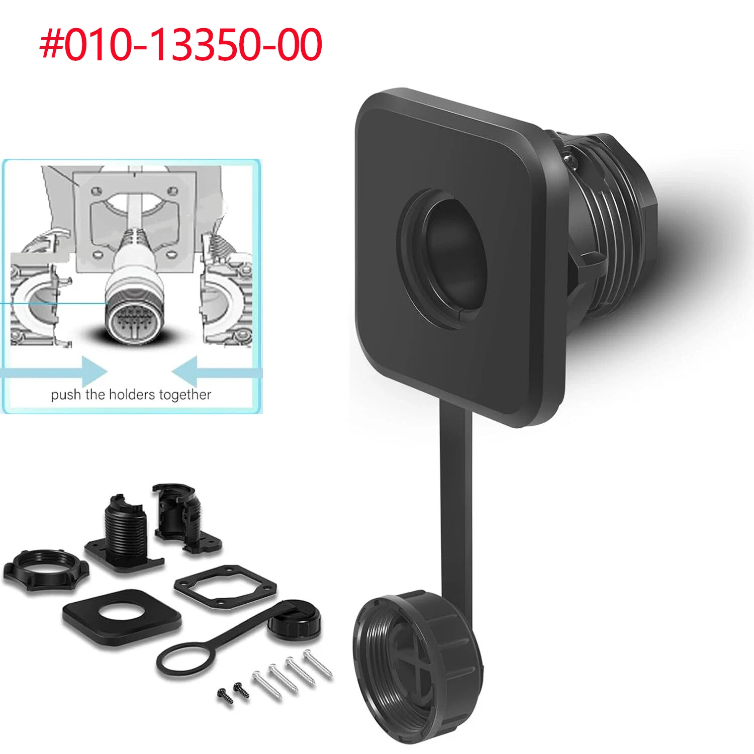 Bulkhead Connector Kit 010-13350-00 Replace for Garmin LiveScope Bulkhead Connector Kit Quick Connect Disconnect