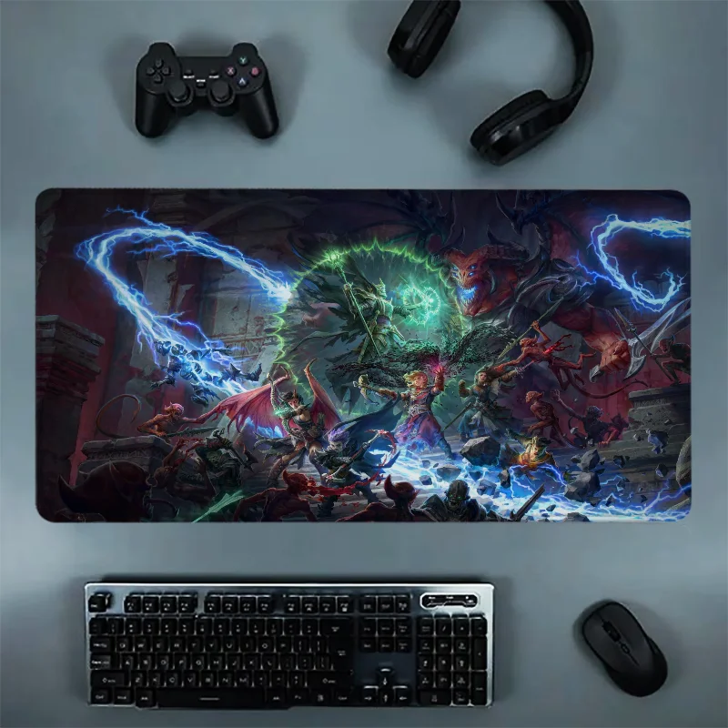 Extended Desk Mause Pad Mouse Mat P-Pathfinder Gaming Accessories Deskmat Game Mats Mousepad Xxl Gamer Anime Office Pads Pc Mice