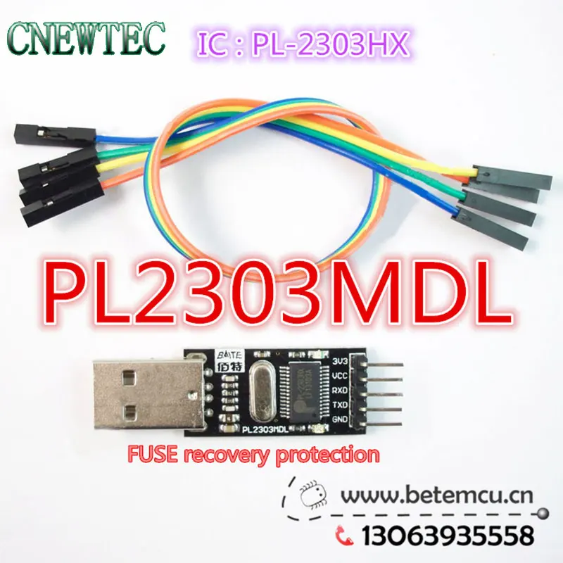 PL-2303HX PL2303HX USB To TTL Converter Adapter Module + Cables Support Win XP Win7 Driver