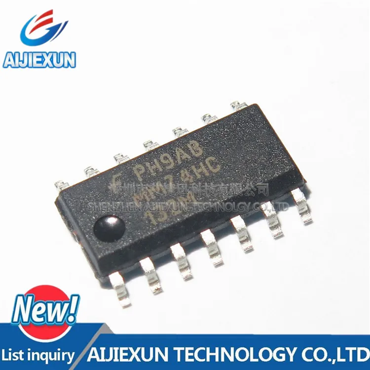 50 Buah MM74HC132M Quad 2-Input NAND Schmitt Trigger SOP14 Baru dan Asli