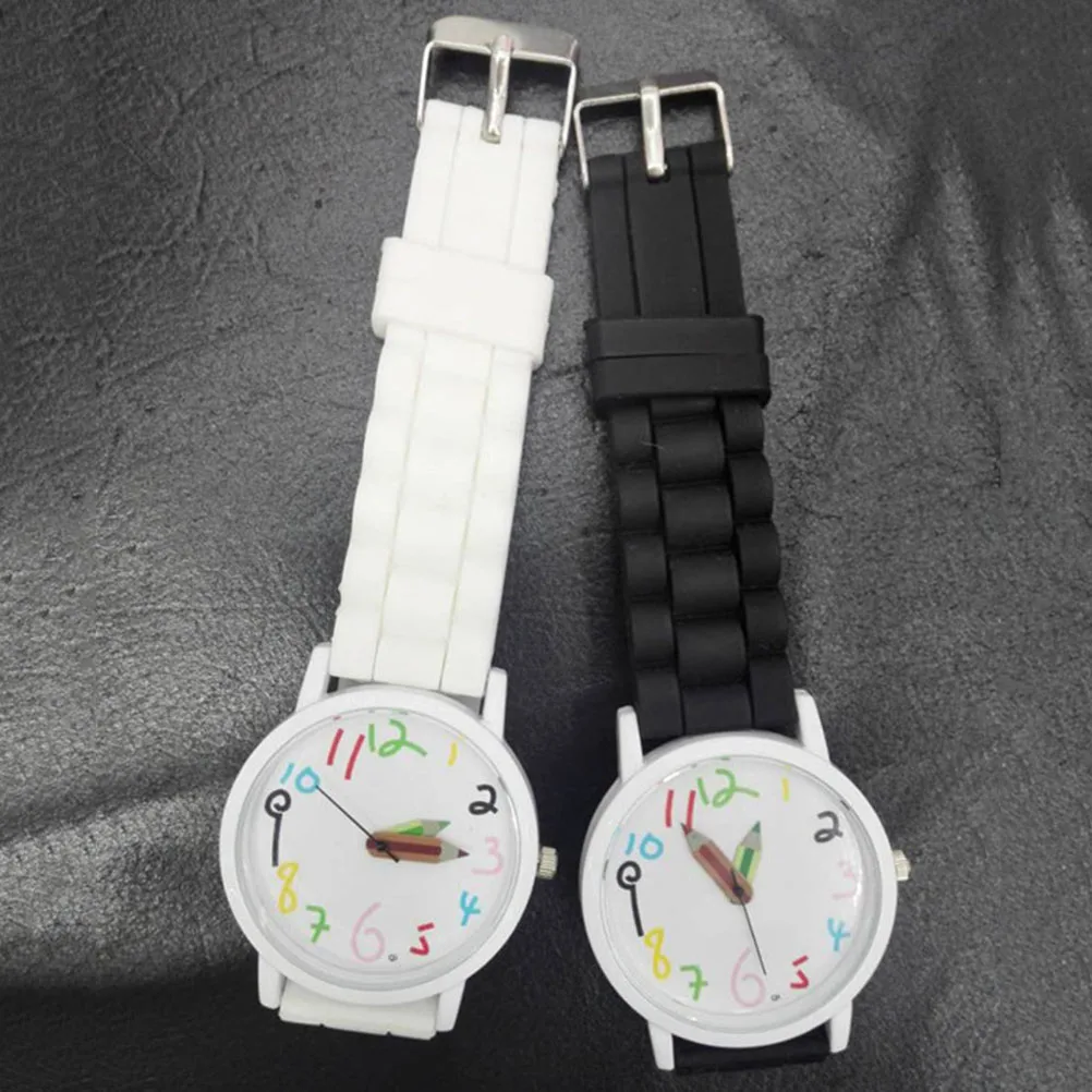 

Digital Pencil Watch Fashion Watches for Wrist Silicone Creative Cartoon Miss