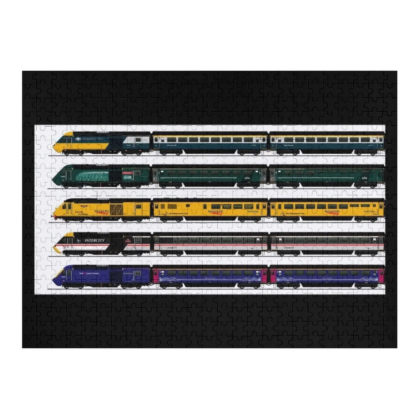 

CLASS 43 INTERCITY 125 LOCOMOTIVES Jigsaw Puzzle Adult Wooden Personalized For Kids Puzzle