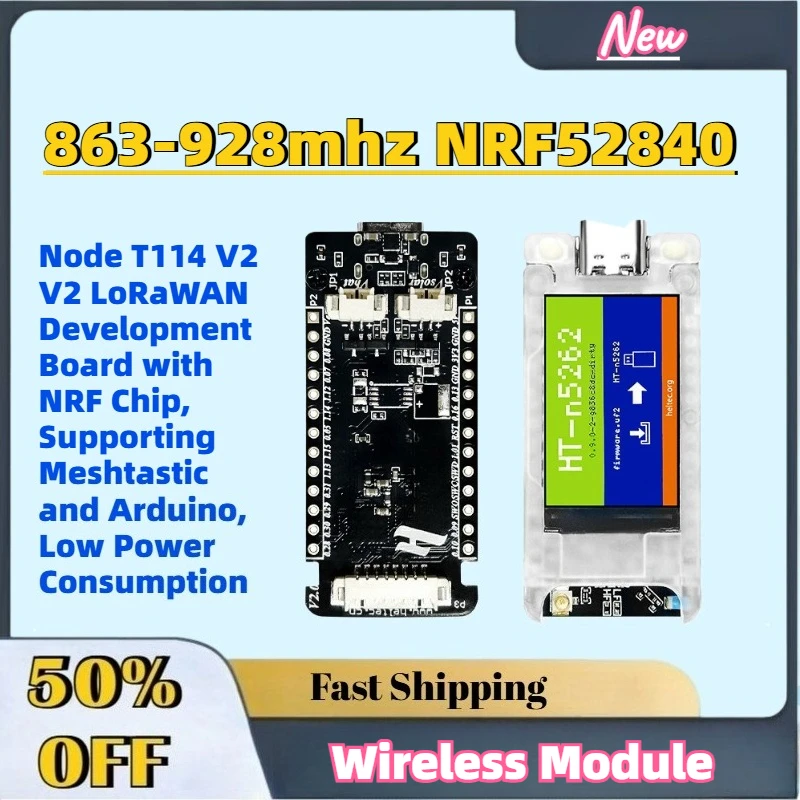 

Node T114 V2 V2 LoRaWAN Development Board with NRF Chip, Supporting Meshtastic and Arduino, Low Power Consumption