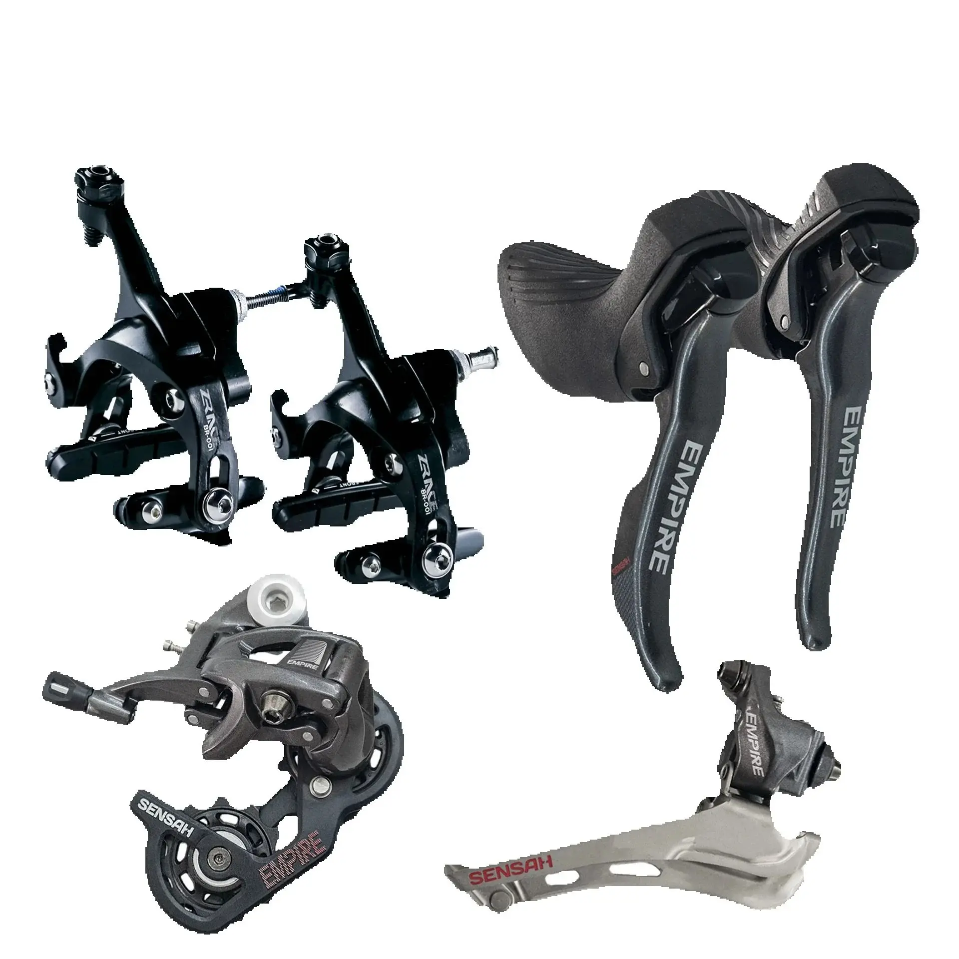 NEW SENSAH EMPIRE 5800 R7000 6 Kits 2x11S 22s Road 5Kit ZRACE BR-001 Caliper Brake+Shifter+Front Derailleurs and Rear Derailleur