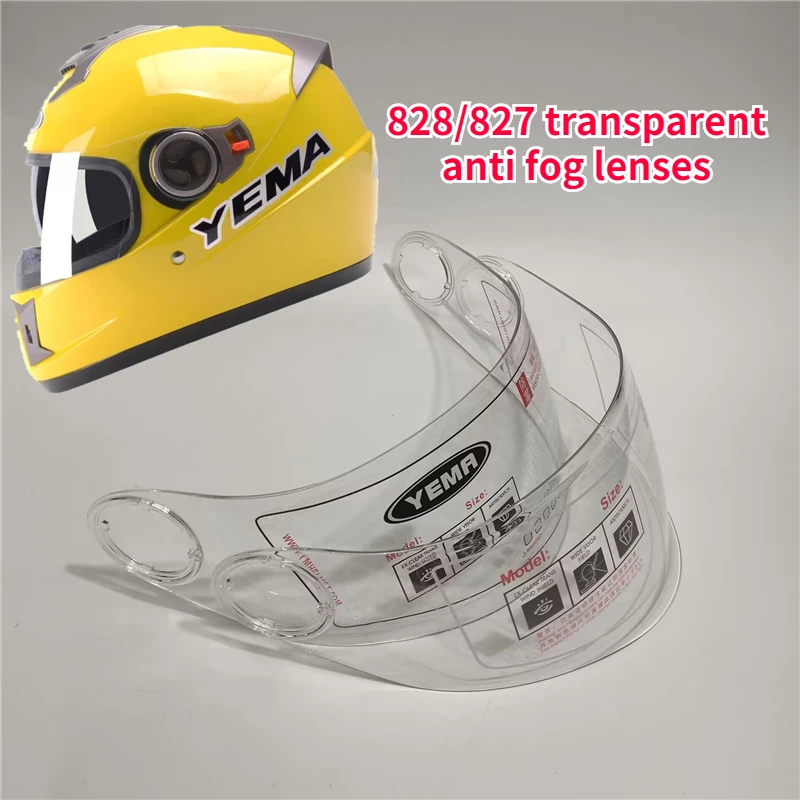 YEMA Original Motorcycle Helmet Lens for 926/832/828/829/831/633/619/630/627/639/327207  Motociclista Accesorios YEMA Helmet - AliExpress 201355758