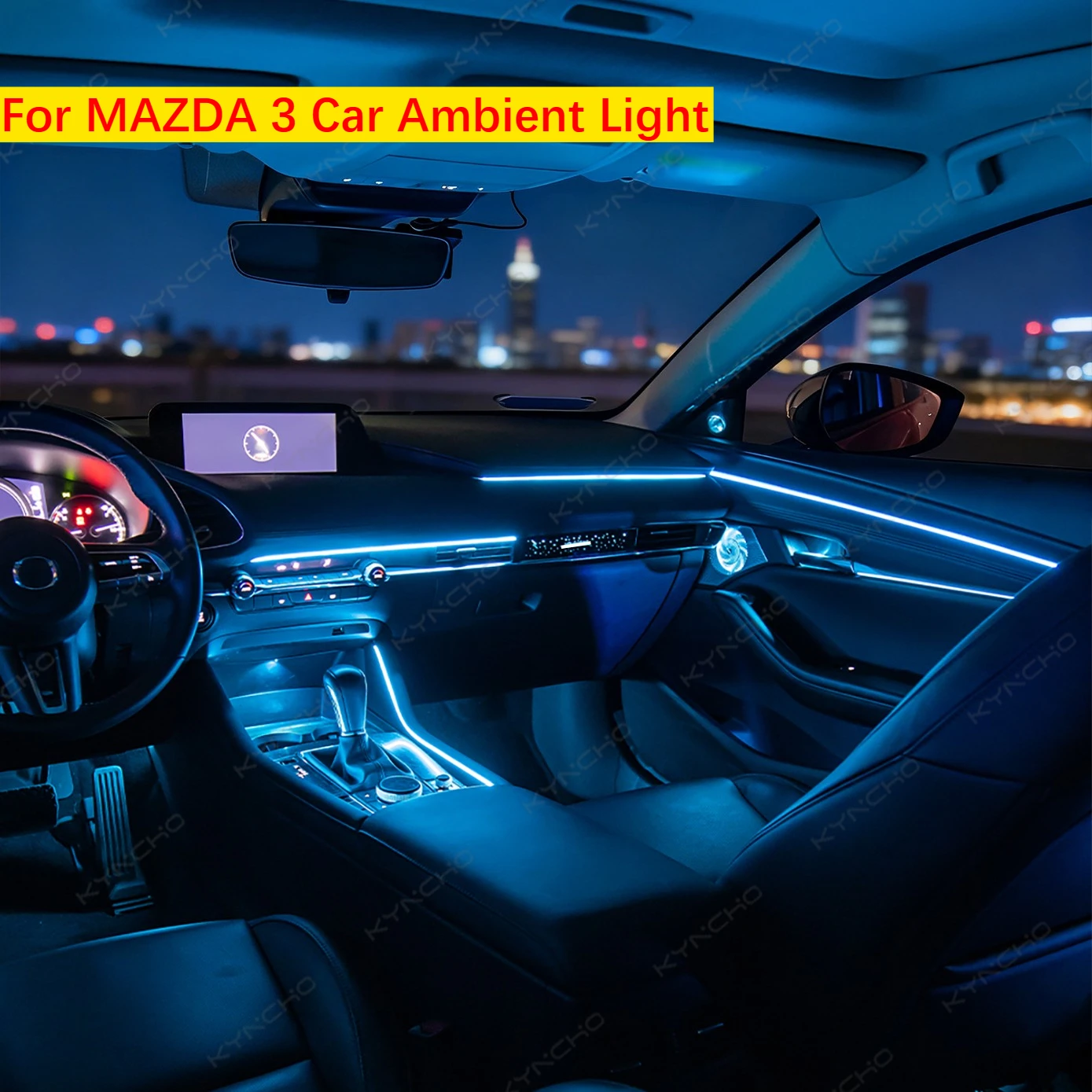 For Mazda 3 Axela LED Symphony Colorful Custom Interior LED Lamp Automotive Ambient Lighting Symphony Car Ambient Lights