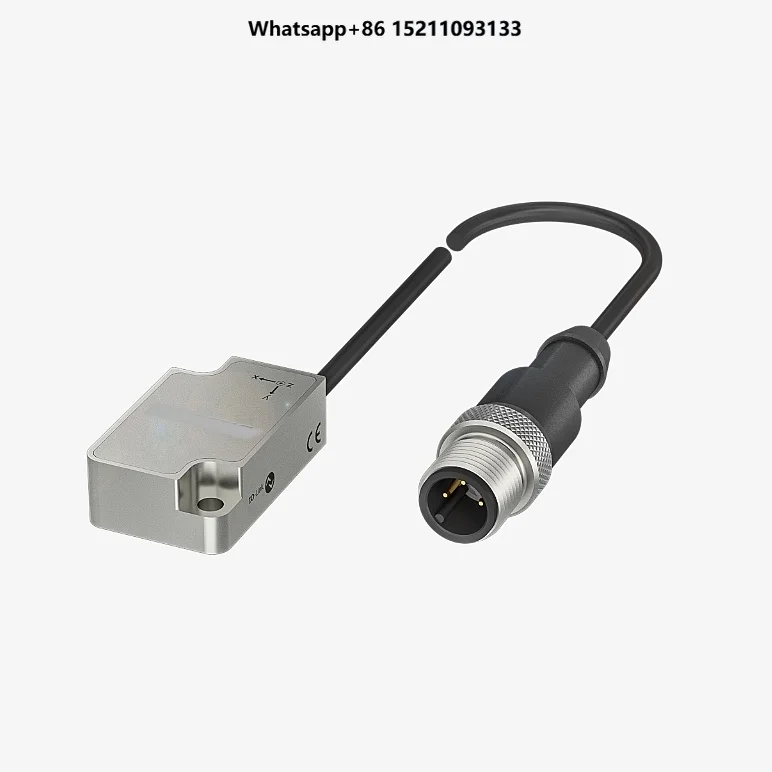 BCM0001 3-Axis Vibration Monitoring Sensor 2~3200Hz IO-Link Temp/Velocity/Acceleration M12 4Pin IP67 Stainless Steel