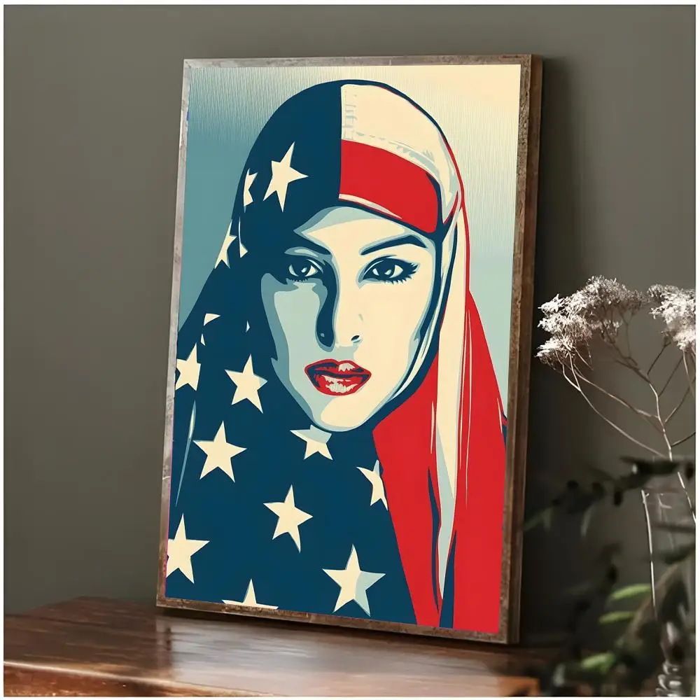 Artist Illustration S-Shepard Fairey Poster Modern Wall Art Bedroom Living Room Print Unframed