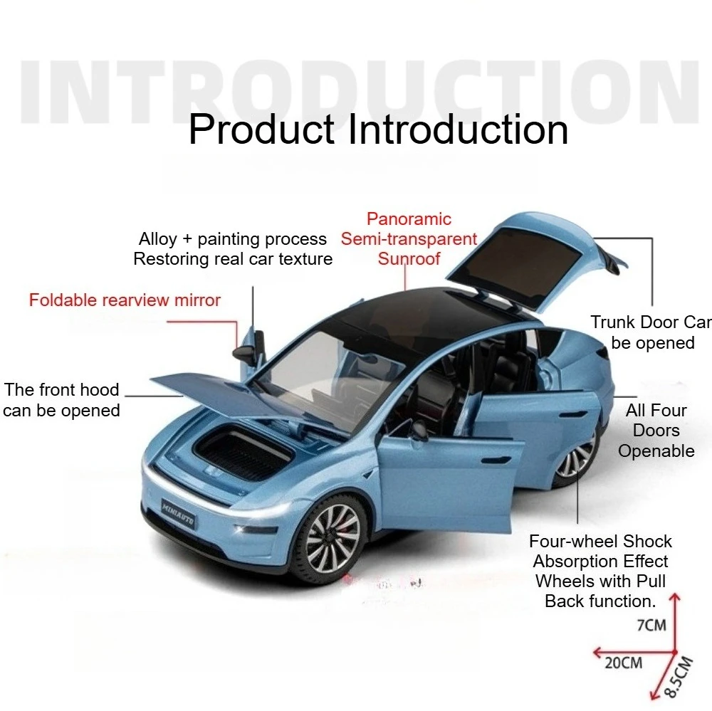 1:24 Model Y Robotaxi Diecast Model