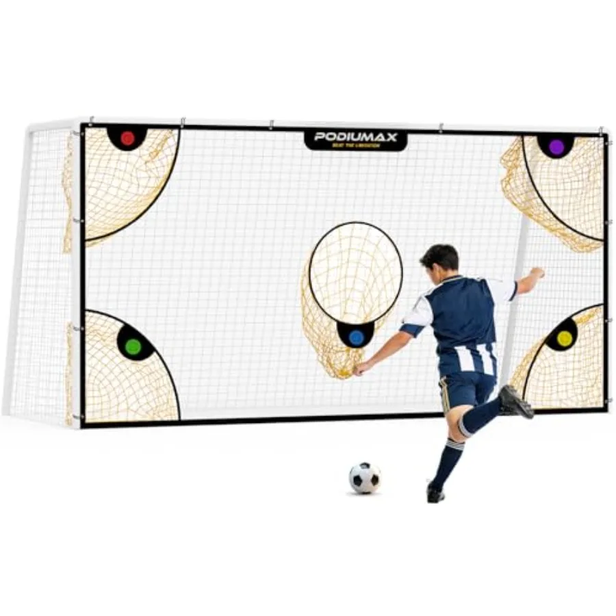 

Soccer Goal Target Net with Highlighted Scoring Zones