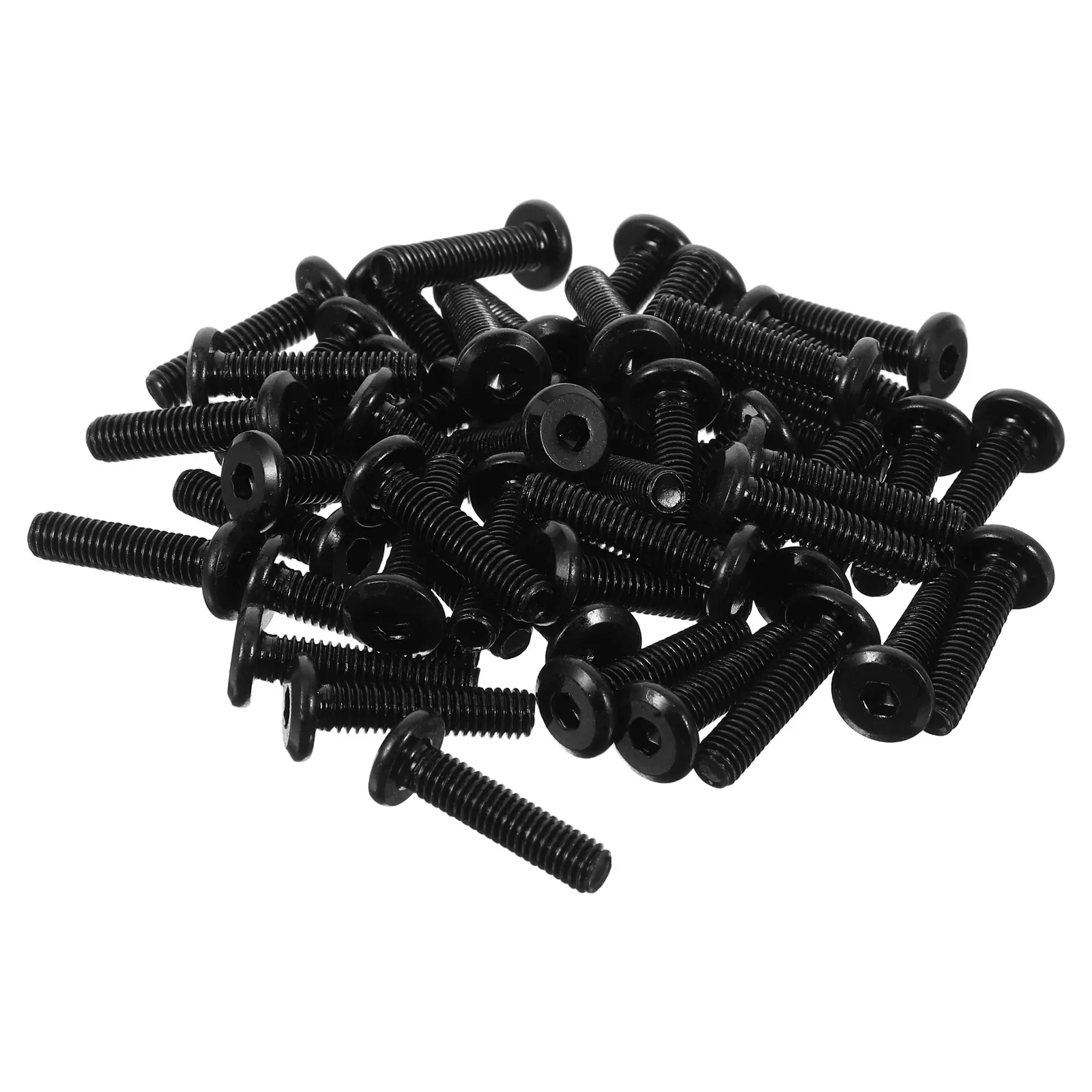 

50 Pcs Furniture Screws Connecting Table Bed Flat Head Carbon Steel Durable Socket Countersunk