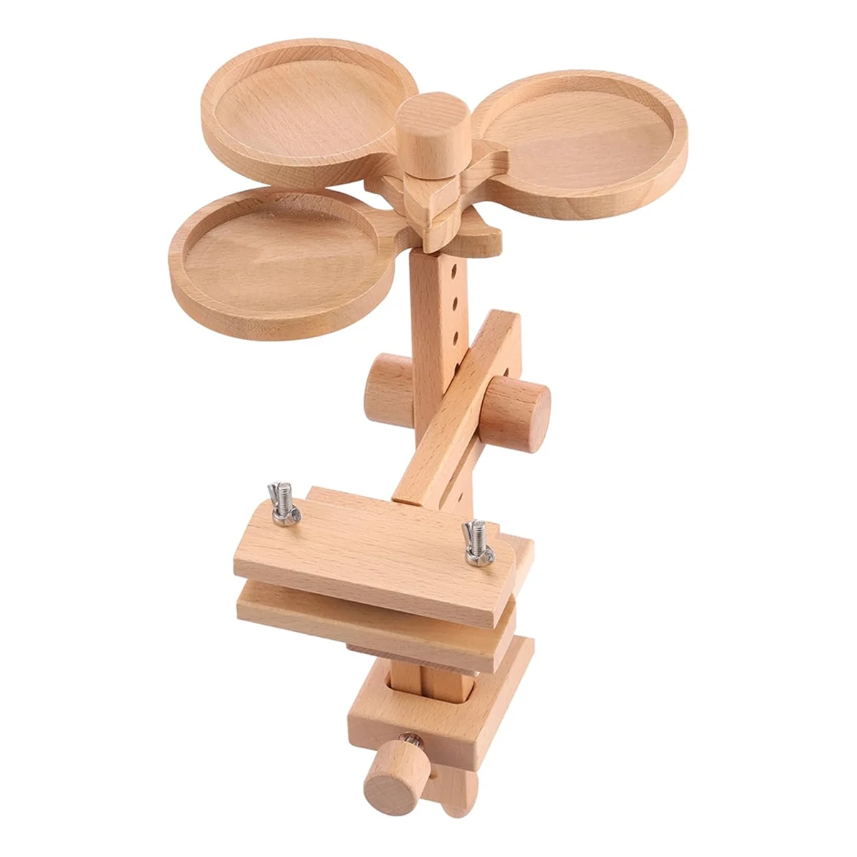 Y31A Embroidery Hoop Stand, Adjustable Embroidery Frame Stand, Easy Assembly Embroidery Table Stand for Sewing Arts Crafts