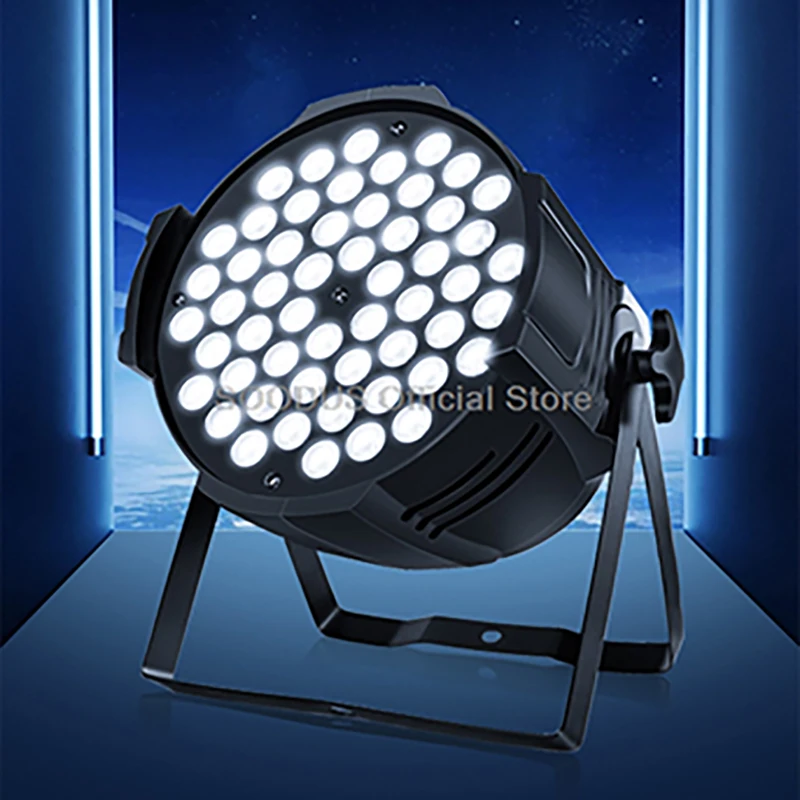

Smart DMX512 Par Light 54 LEDs Sound Activated Facial Lights Stage Effect Spotlight Color Mixing Lighting for DJ Party Club KTV