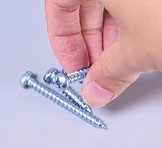 3~100Pcs Carbon Steel Blue Zinc Cross Recessed Round Head Self-Tapping Screw M2.5 M6 Mushroom Head Phillips Wood Screws