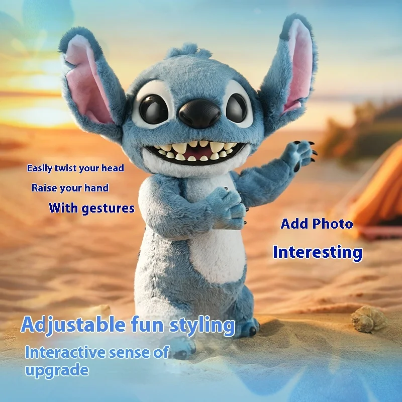 Oryginalna pluszowa figurka Disney Stitch, lalka 16/28 cm, urocza anime Stitch, zawieszka do plecaka, pluszowa lalka, breloczek, zabawki, prezenty