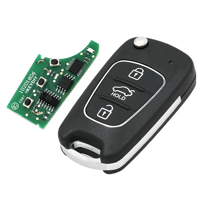KEYDIY NB04 3 Buttons KD Remote Car Key Universal B Series Accsesories Auto For KD900 MINI /KD-X2 Programmer Tools 5pcs/Lot