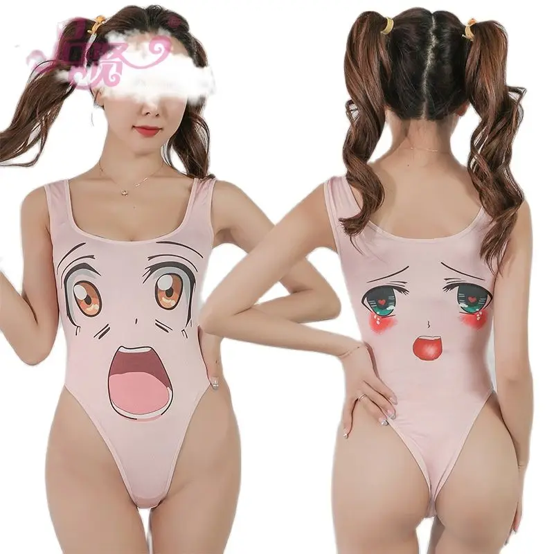 

Women's big eyes sexy jumpsuit passionate temptation provocative lingerie