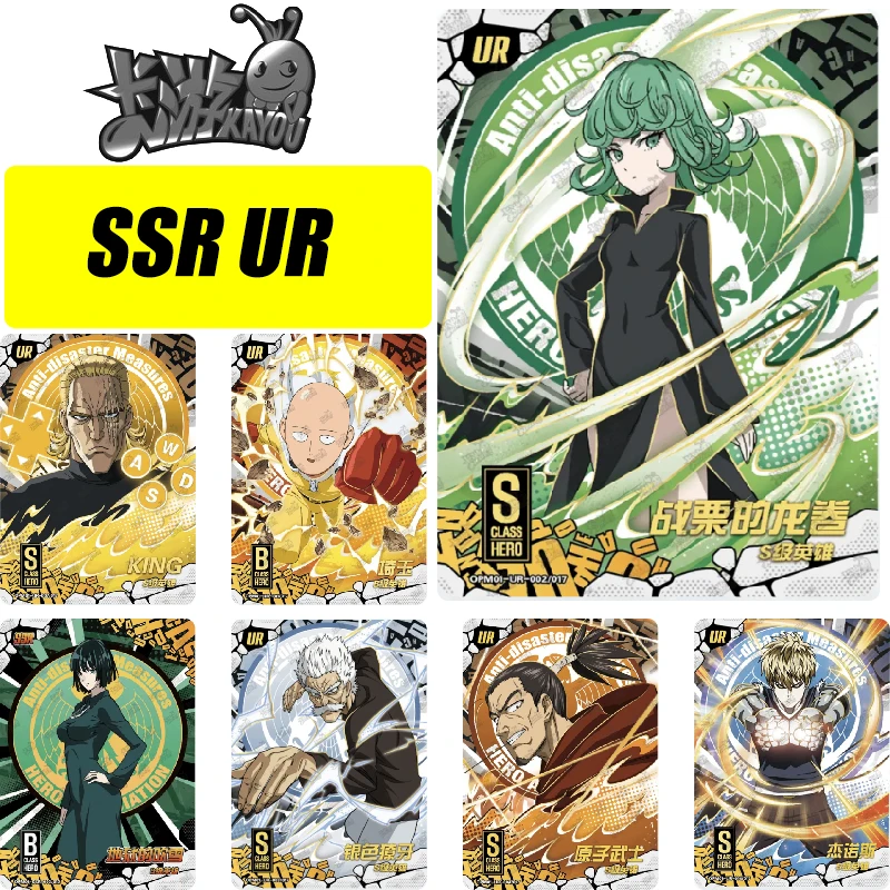 

KAYOU UR 1~17 Series SSR 1~12 Series ONE PUNCH MAN ZOMBIE MAN KING Limited Edition Collection Card Toys Christmas Birthday Gift