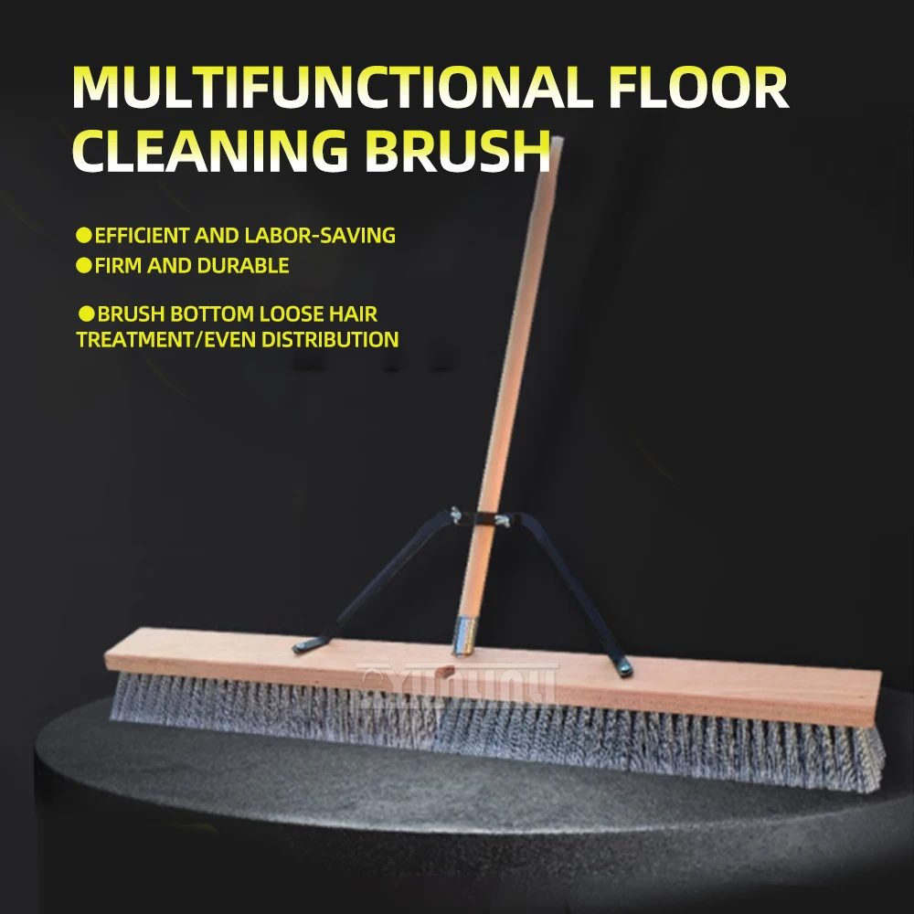 

Floor specific multifunctional cleaning brush for solid waste cleaning, floor water and ash pushing tools, asphalt brush
