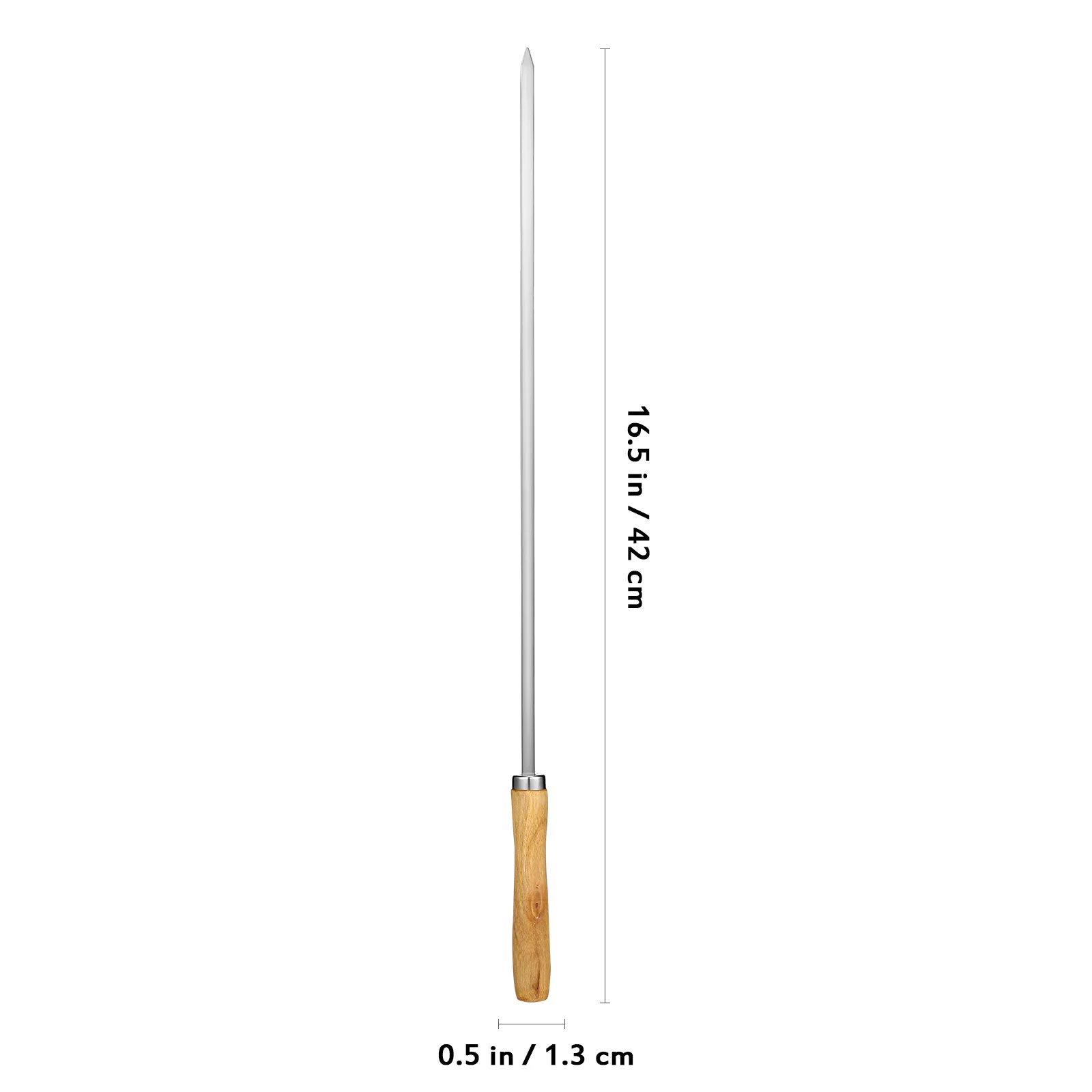 10Pcs Stainless Steel Flat Skewers Barbecue Sign Set for Grilling Meat Vegetables Seafood Outdoor Camping Roasting Sticks Kit