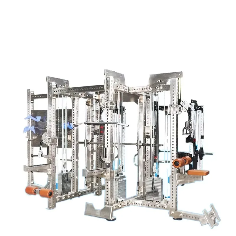 Three-Person Station Comprehensive Gym Training Equipment Multi-Function 360 Trainer Frame Squat Frame
