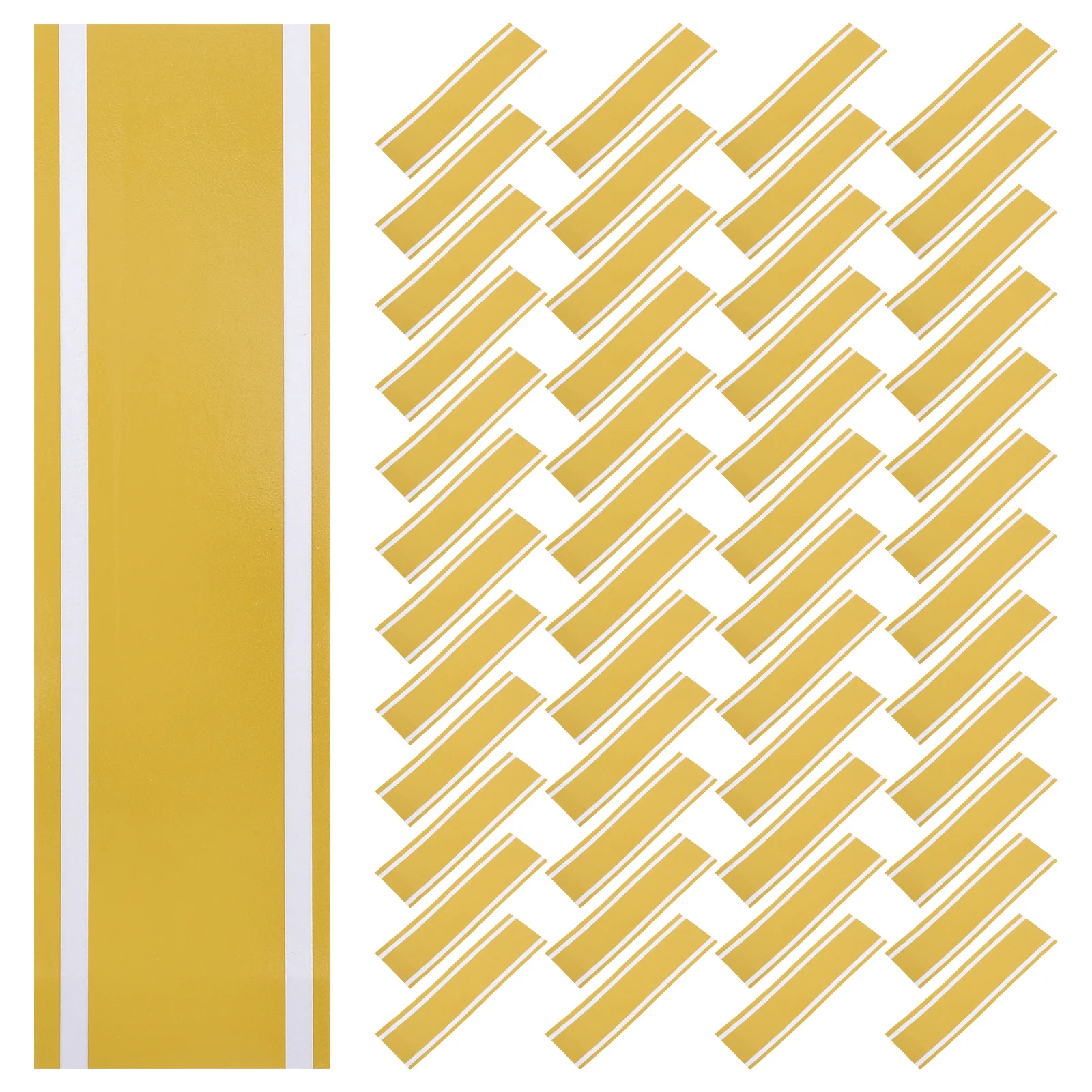 

100Pcs Napkin Rings Bulk Self Adhesive Paper Napkin Holders Windproof Disposable Silverware Wrappers for Wedding Party Table