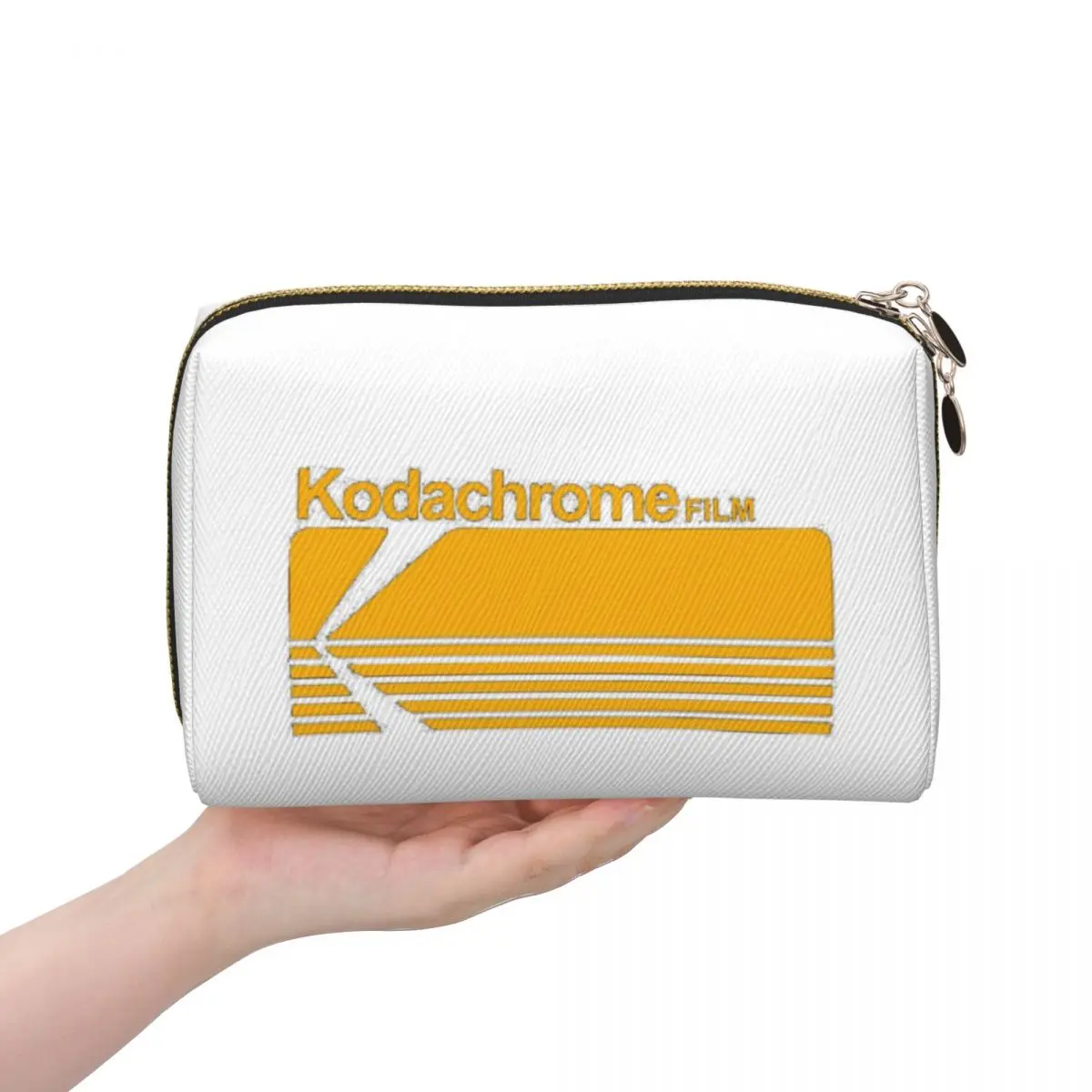 Kodak Kodachrome Women Cosmetic Bags Travel Makeup Organizer Pouch Toiletry Storage Dopp Kit Box