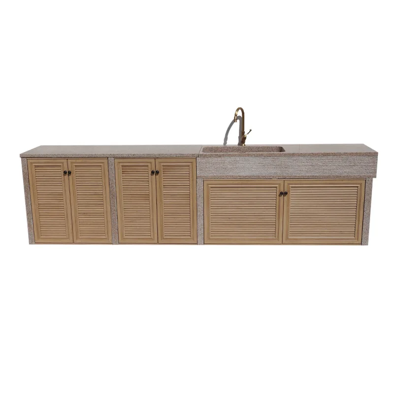 

Садовая раковина, уличная мойка овощей, встроенный шкаф для раковины, садовая мраморная уличная консоль