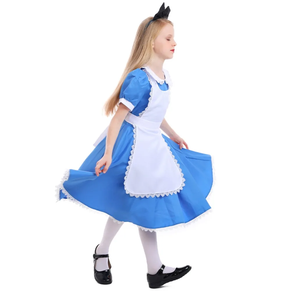 블루 랜치 부모-자식 의상 역할 놀이 무대 공연 및 사진 의상